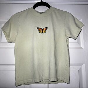 Women’s Brandy Melville Small Butterfly Tee Shirt
